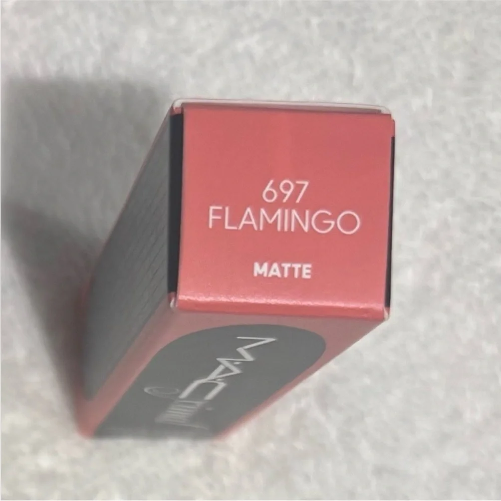 MAC Cosmetics M•A•CXIMAL Silky Matte Lipstick in Flamingo (697) NIB